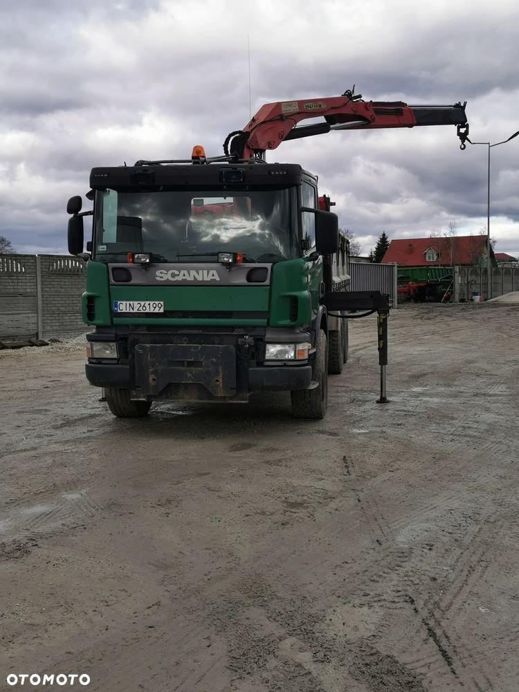 Scania 94C 260 HDS Palfinger + chwytak palet - 4