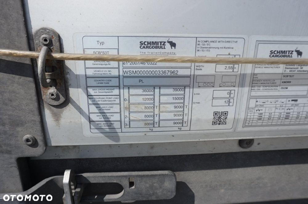 Schmitz Cargobull FIRANA DACH PODNOSZONY LED DWIE OSIE PODNOSZONE * 2021 * - 20