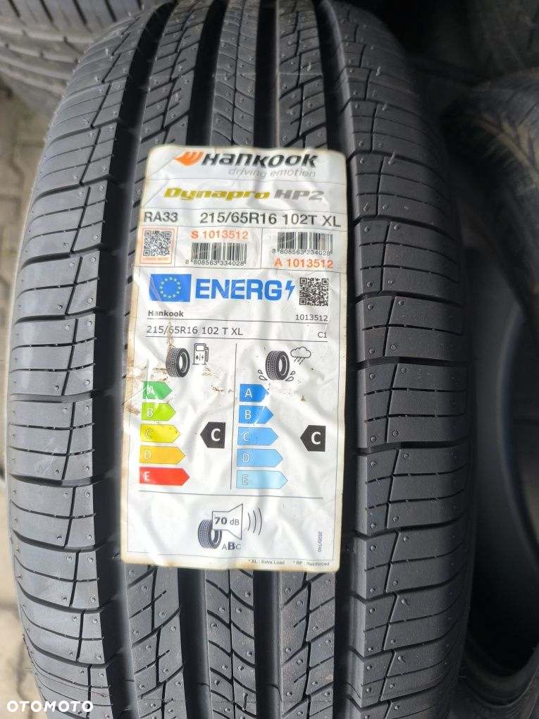 2x NOWE Opony letnie Hankook Dynapro HP2 RA33 215/65R16 102T XL - 2