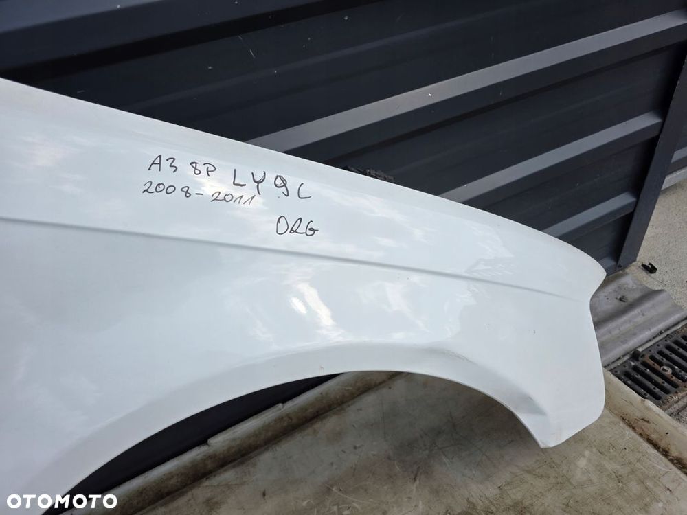BŁOTNIK PRAWY PRZÓD AUDI A3 8P LIFT LY9C 2008-2012 ORYGINAŁ ! *3* - 6