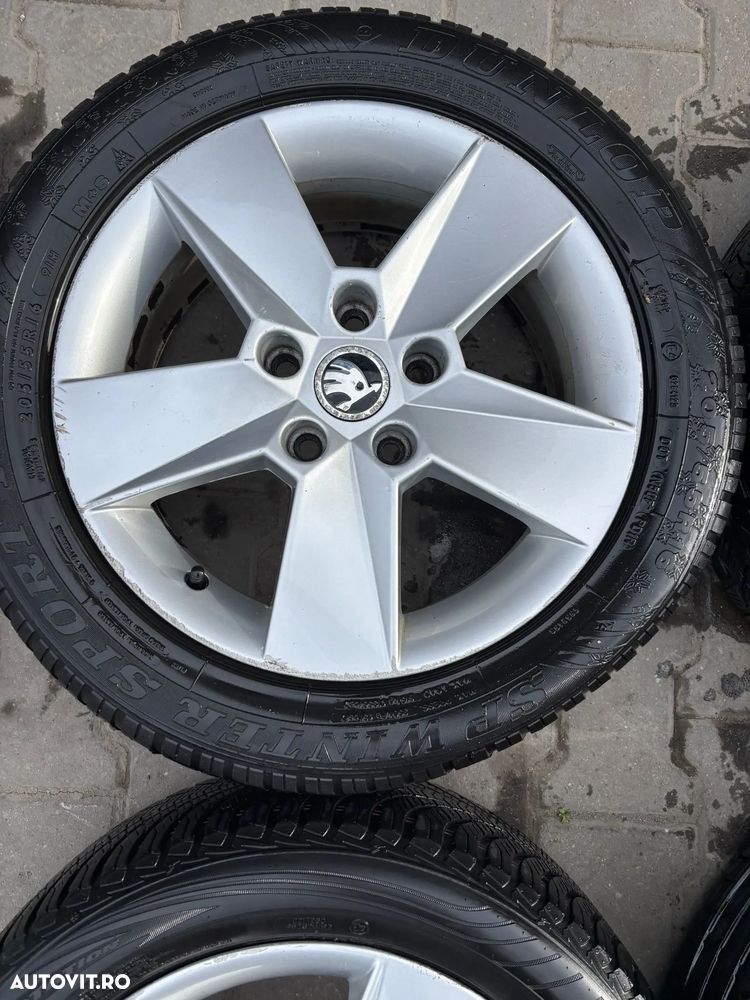 Set Jante/Set Roti Skoda Octavia 3 195/55/16 - 3