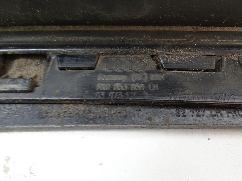 LISTWA NAKŁADKA PROGU PROGOWA LEWA S-LINE 8X0853859 AUDI A1 8X 3D LY9B - 9