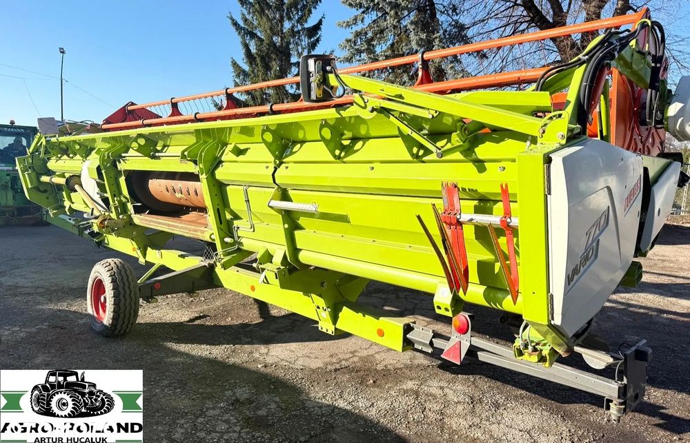 Claas VARIO 770 (NOWSZY MODEL) - 2015 ROK - 2x LASER PILOT + KOSY BOCZNE - WÓZEK - 2