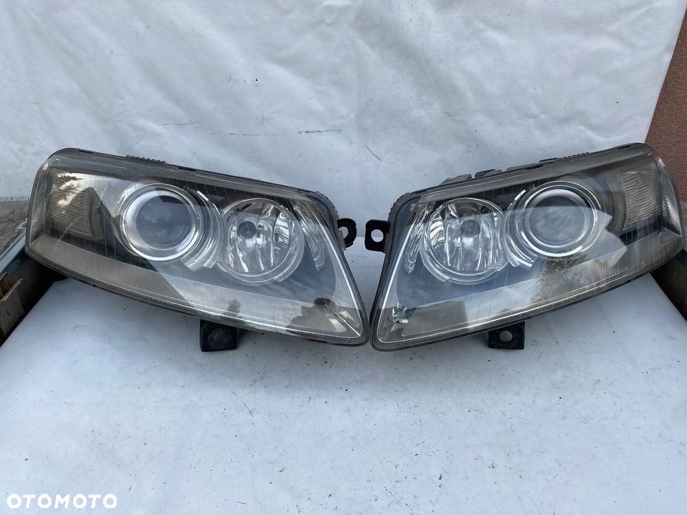 lampy audi a6 c6 bi xenon przed liftem komplet eu całe - 1
