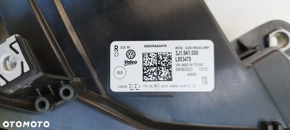 Vw Passat B9 2023- Led Lewa Prawa Nowa Oryginał  3J1941005 3J1941006 - 10
