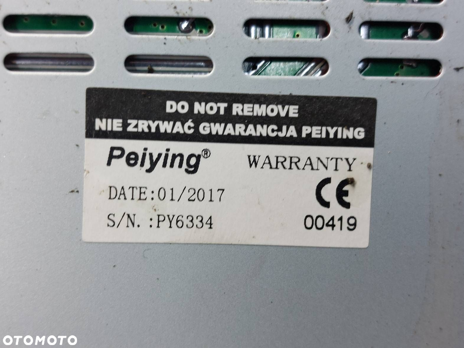 RADIO ODTWARZACZ PEIYING PY-6334 CD USB AUX - 6