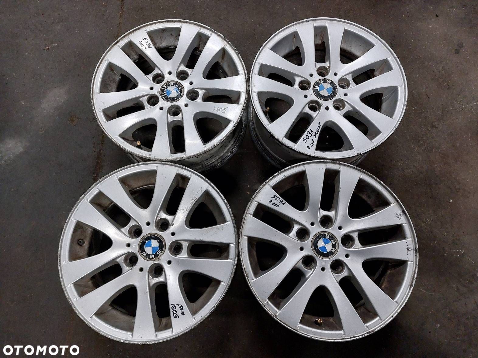 FELGI ALUMINIOWE 4SZT 5x120 7Jx16 ET34 FI72,6 BMW E90 E91 E46 6765810 - 1