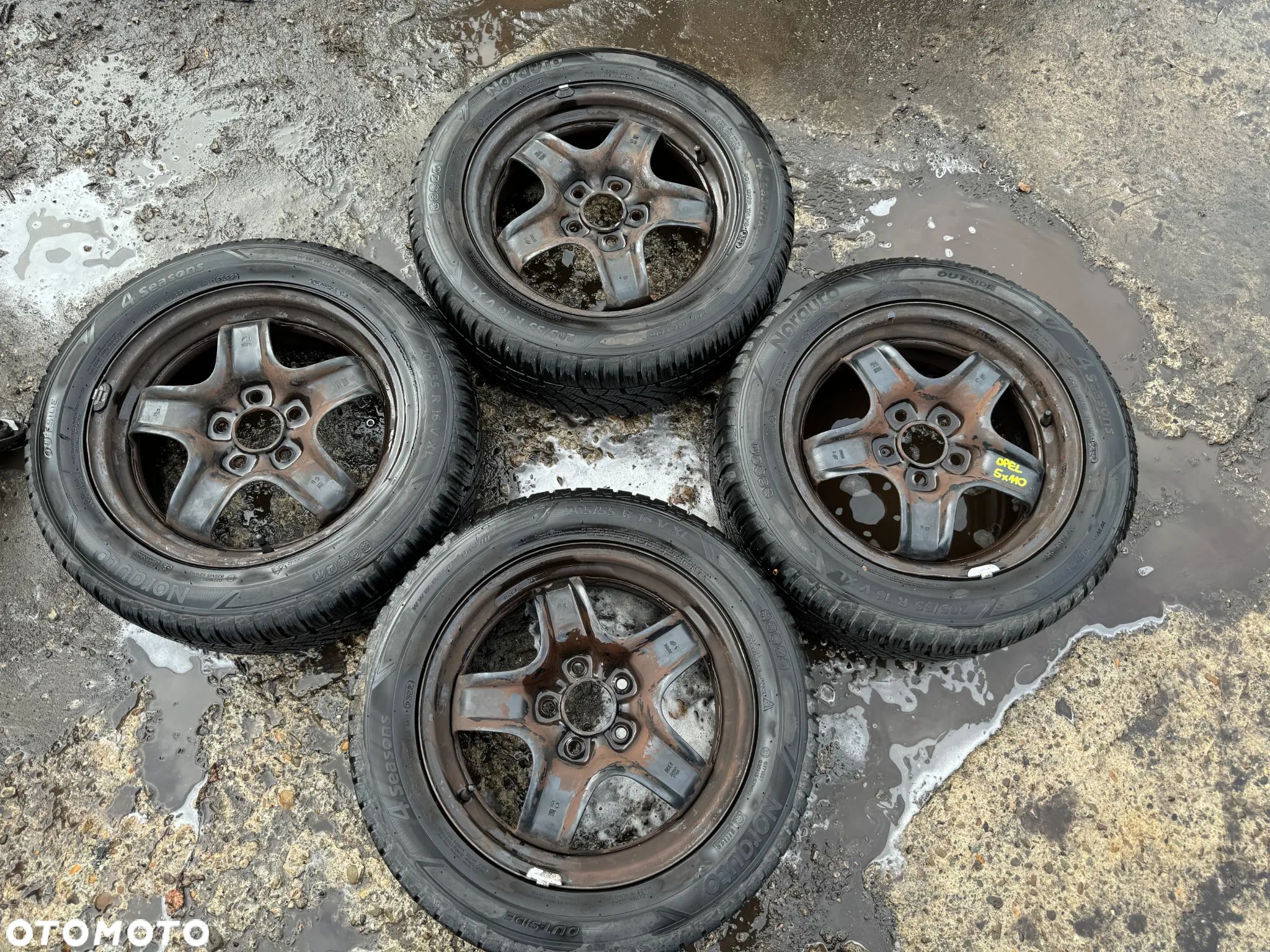 Koła felgi struktura 16' Opel 5x110 6,5Jx16H2 ET39 OE - 1