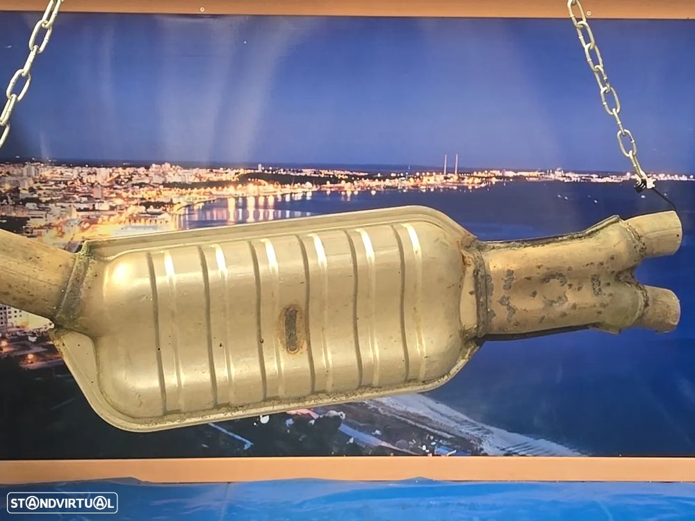 BMW Série 5 E60 E61 525i 530i Gasolina Silencioso  panela de Escape Muffler OEM Original 2003- - 8
