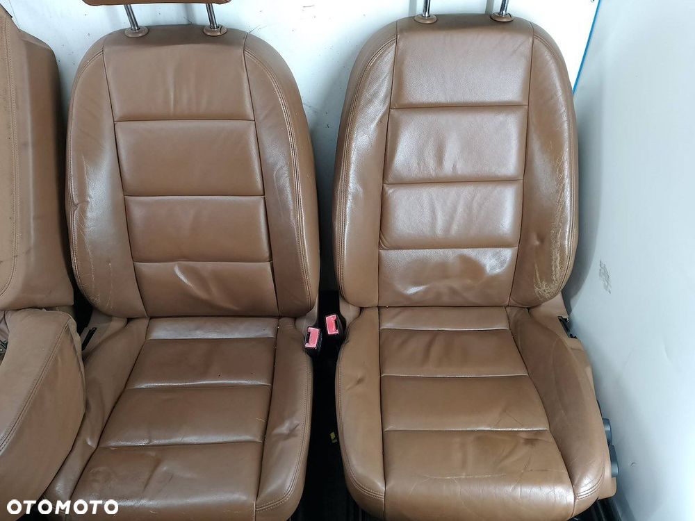 FOTELE KANAPA BOCZKI SKÓRA KOMPLET AUDI A6 C6 - 8