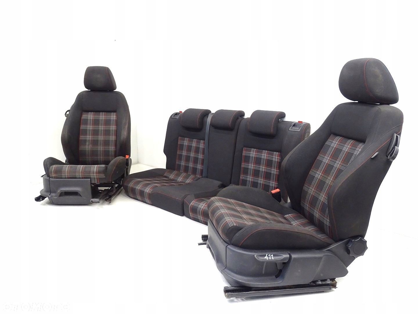 KPL FOTELE KANAPA TAPICERKA VW POLO V 6R 6C GTI  3D 3DRZWI HB  KRATA - 1