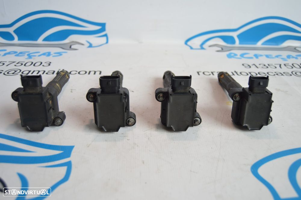 BOBINE BOBINES IGNIÇÃO ORIGINAL 0986221007 A0001502880 MERCEDES BENZ CLASS C W203 C200 KOMPRESSOR 163CV M111955 CLK C208 - 8