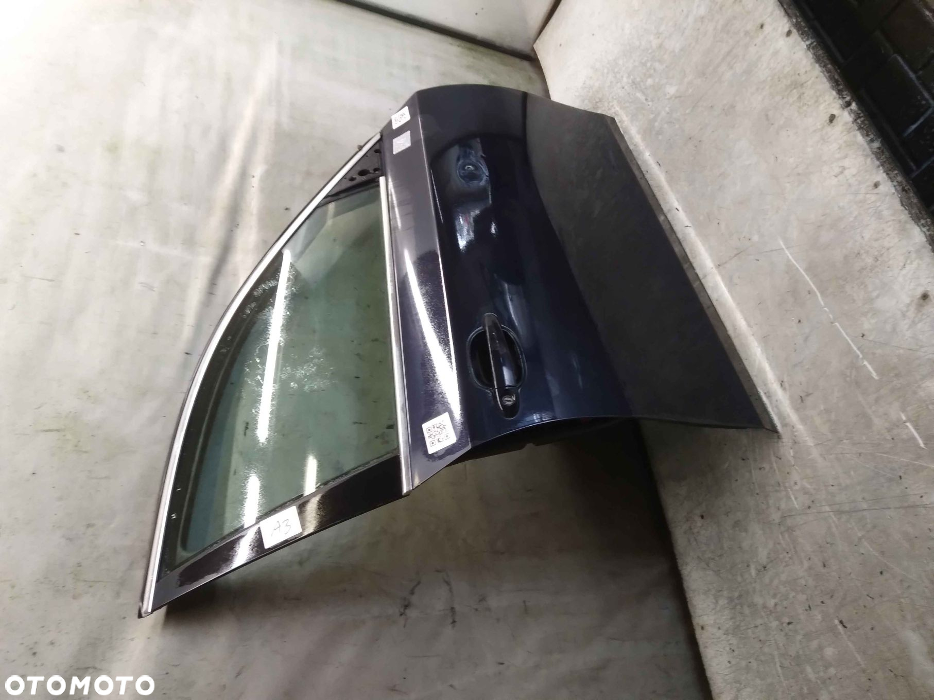 / DRZWI PRZÓD PRZEDNIE PRAWE DO BMW 5 E60 E61 ORIENTBLAU GRANAT GRANATOWE - 2