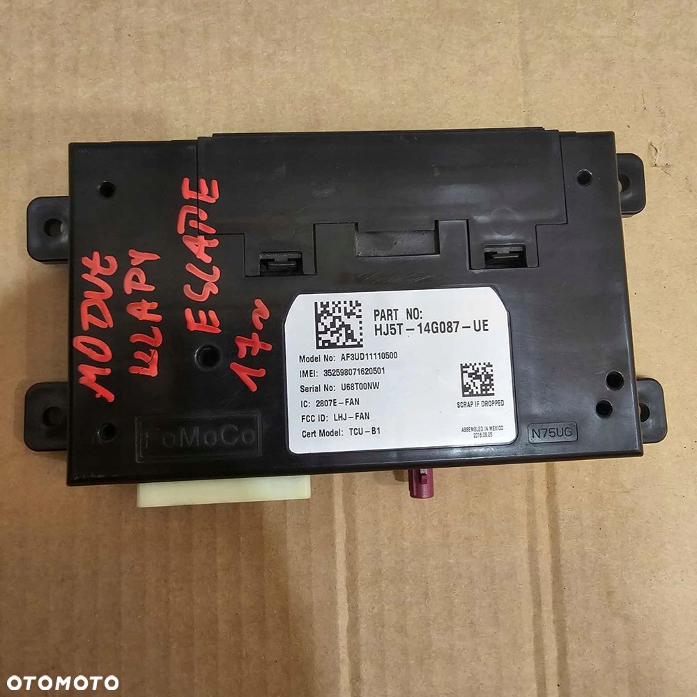 ford escape iii kuga mk2 lift moduł elektrycznej klapy - 1