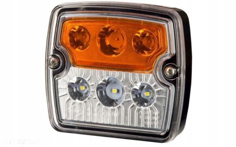 LAMPA ZESPOLONA PRZEDNIA LED Z KIERUNKOWSKAZEM 12/24V UNIWERSALNA - 1
