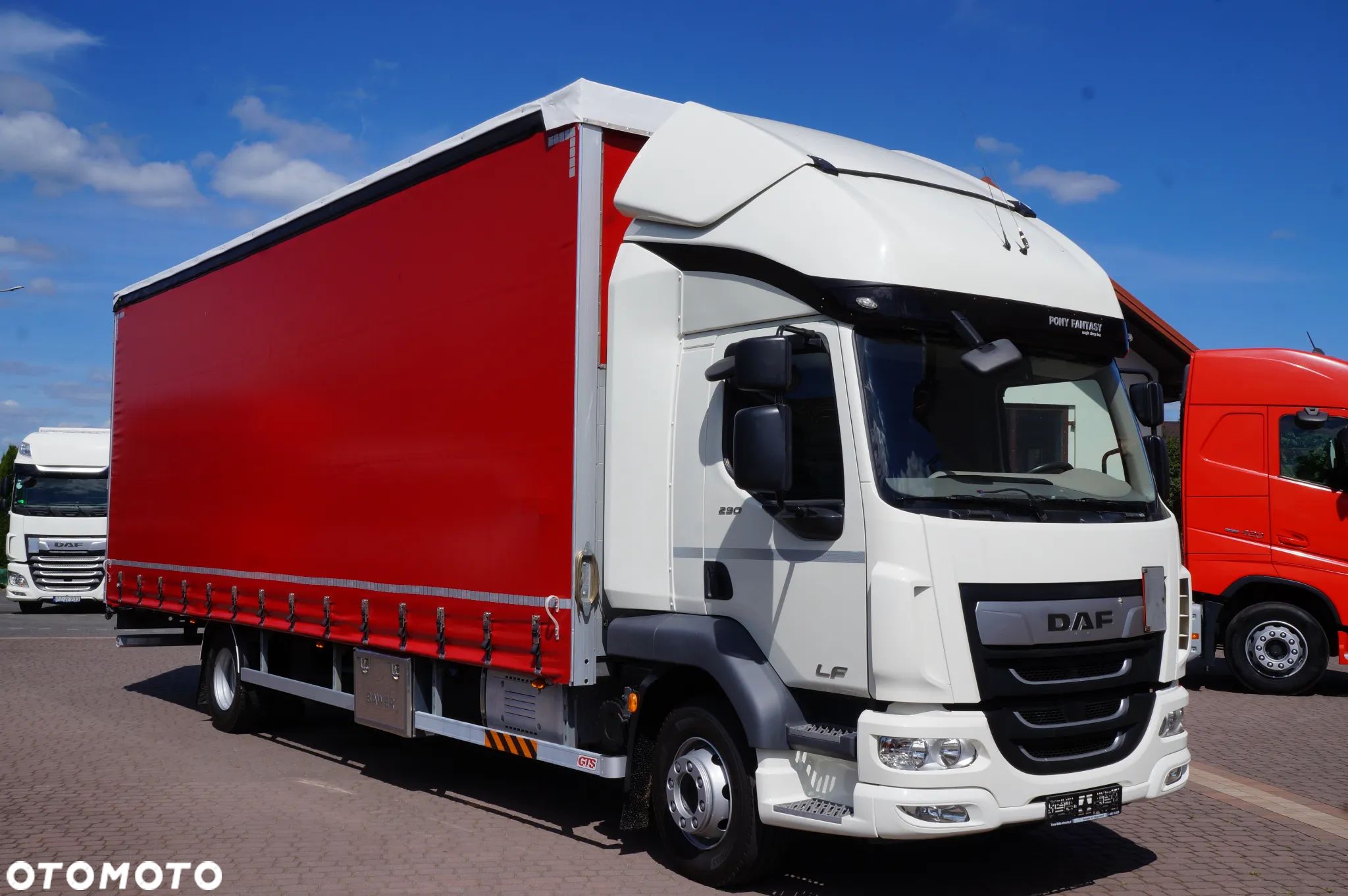 DAF LF 290 EURO 6 FIRANKA DŁ. 8.6m 21 PALET ŁAD 8.250 KG - 1
