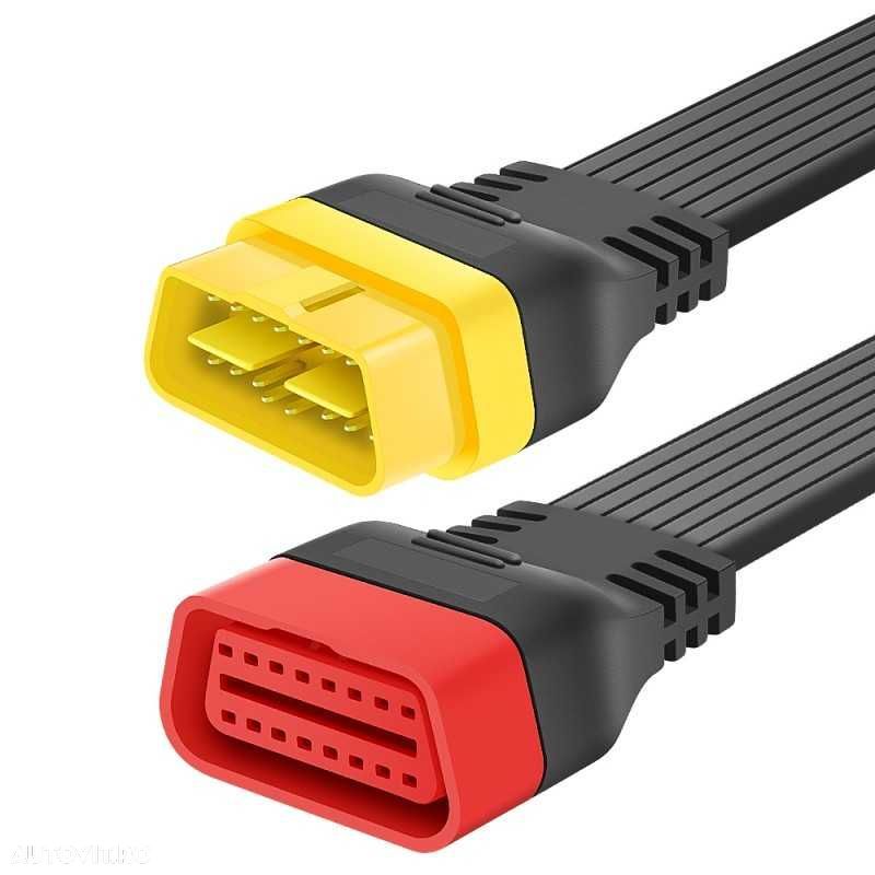 Prelungitor Cablu Adaptor OBD2 16 Pin Mama - OBD 16 Pin Tata, 36cm - 3