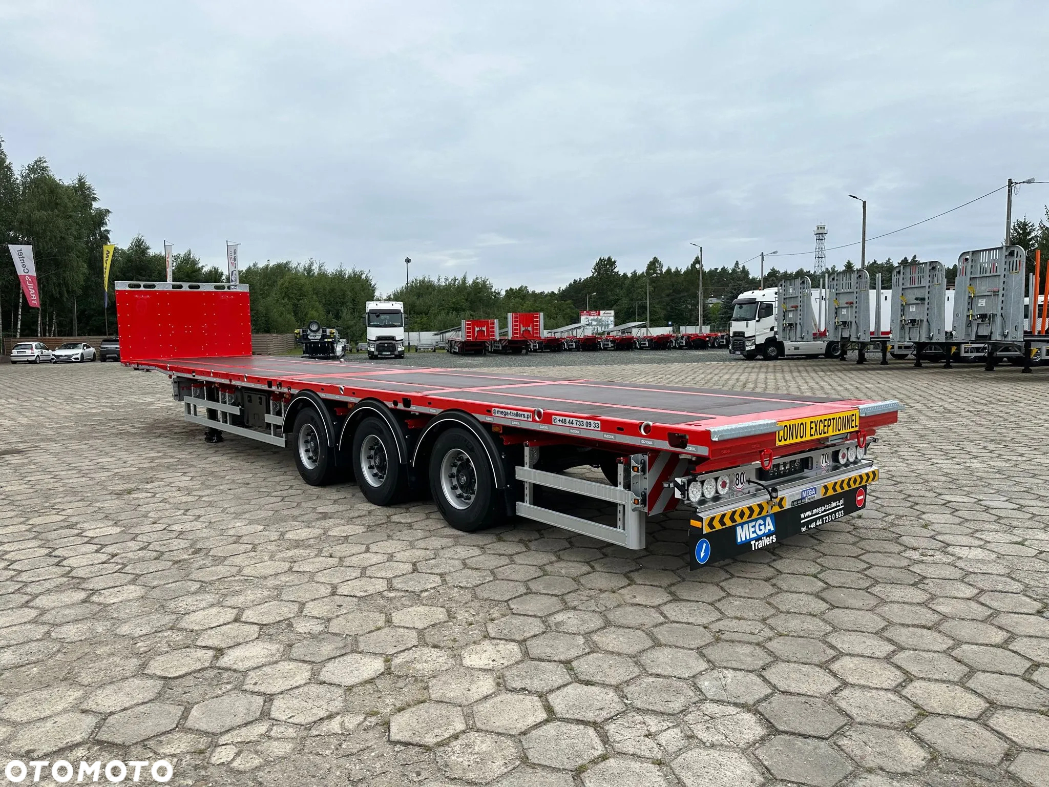 Inny MEGA TRAILERS Platforma pod LOWDECK - siodło 950mm, osie BPW, kontenery ADR EX3 ! - 3