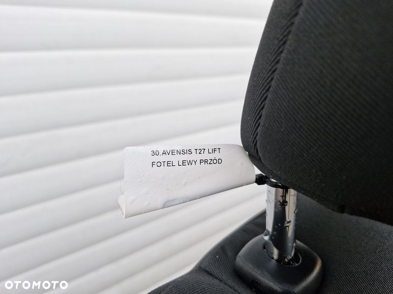 toyota avensis t27 lift t29 fotel kierowcy lewy przód przedni uk - 5