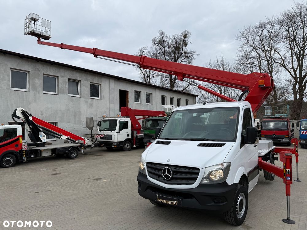 Mercedes-Benz Podnośnik Koszowy Zwyżka Ruthmann TB220 22 metry 14 w Bok Udt jak Wumag Multitel Gsr - 19