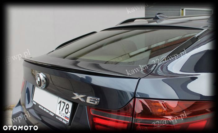 BMW X6 E71 SPOILER PŁETWY LOTKA SPOJLER PODKŁAD - 5