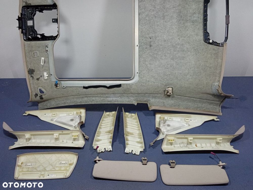 BMW 6 F13 PODSUFITKA SŁUPKI DASZKI KOMPLET - 5