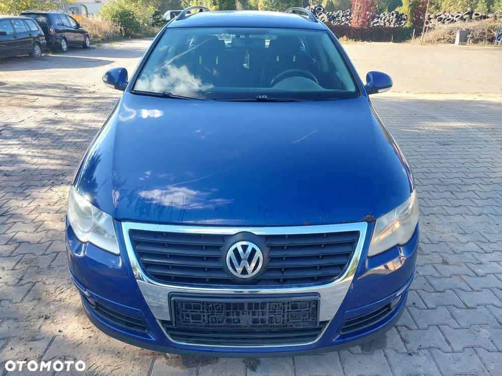 Przód kompletny Volkswagen Passat B6 kolor LC5E zderzak maska lampa lewa prawa reflektor lewy prawy pas przedni grill atrapa chrom halogen chłodnica wzmocnienie czołowe ślizg - 3