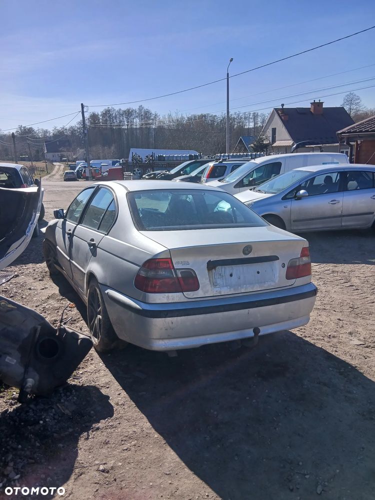 BMW E46 01- SILNIK 2.0D 320D M47 SKRZYNIA BIEGÓW DRZWI ZDERZAK BŁOTNIKI KLAPA TYŁ LAK TITANSILBER METALIC - 3