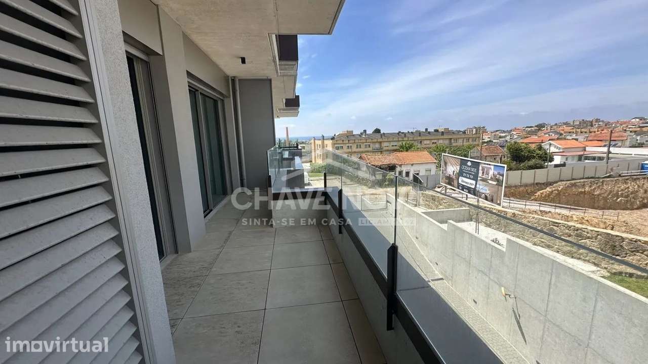 T1 Novo c/ Vistas Mar, Lugar de Garagem e Arrumos em Canidelo - Grande imagem: 2/17