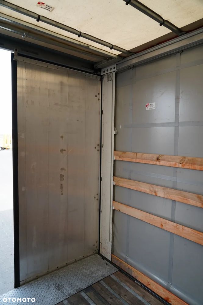 LeciTrailer FIRANKA / STANDARD / MOCNA PODŁOGA SZYNA DESKA / OŚ PODNOSZONA / OPONY 100%  / OSIE SAF - 22