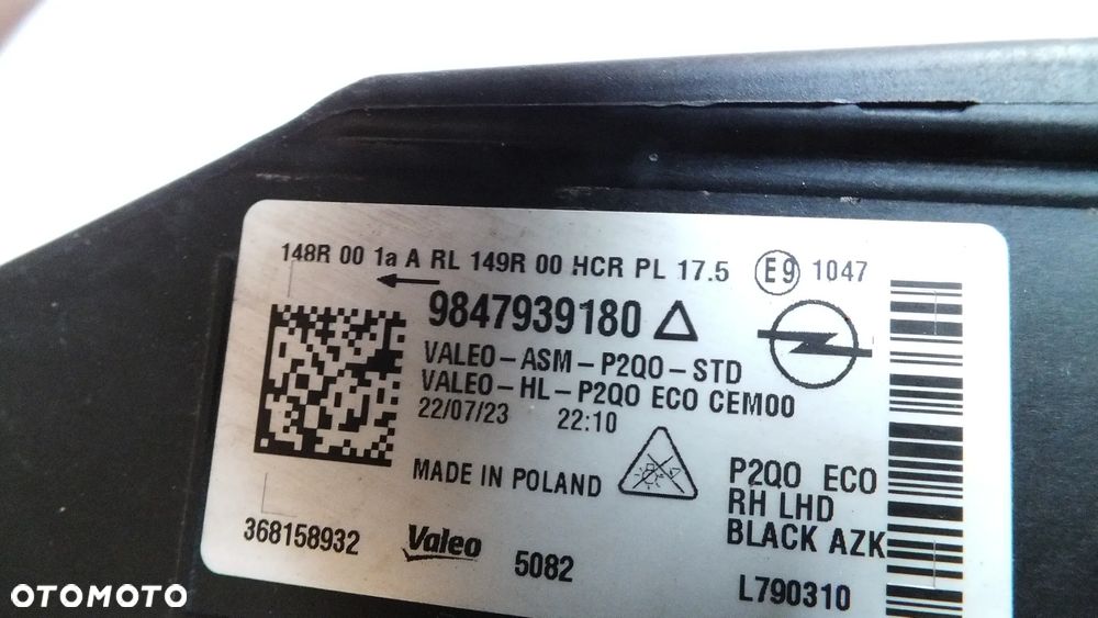 Lampa przednia lewa Opel Mokka B Ful led - 8