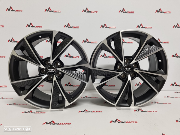 Jantes Audi RS7 2020 Preto Matte Polido 19