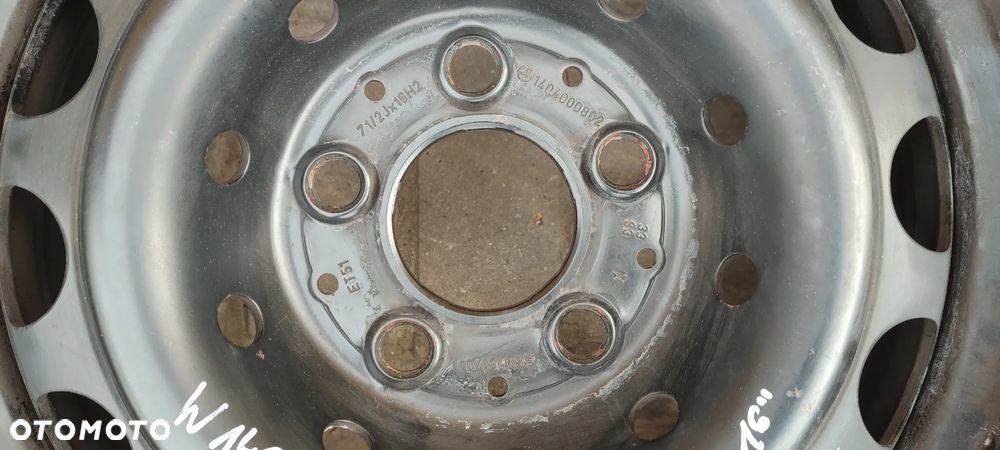1404000802 FELGA STALOWA 5x112 7,5x16 CALI ET 51 MERCEDES W 140 1 SZTUKA - 2
