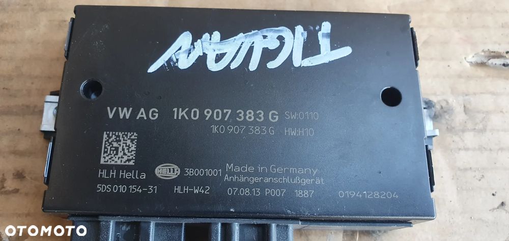 Hak holowniczy składany kula instalacja moduł VW Tiguan I Lift 5N0803880Q 1K0907383G - 16