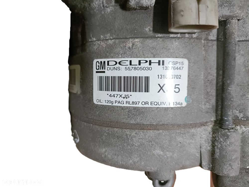 CHEVROLET CRUZE 12-16 1,6 B sprężarka kompresor klimatyzacji DELPHI 557805030 * - 2