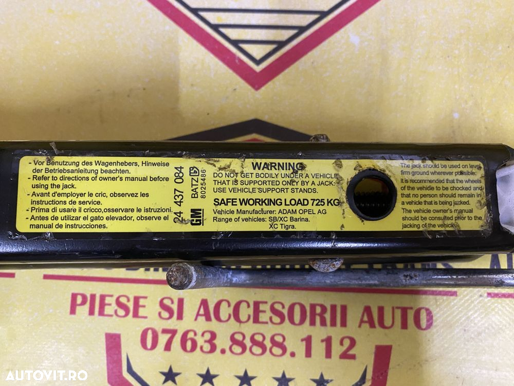 Cric auto masina Oem GM Opel Tigra - Vauxhall Corsa C 24437084 - 6