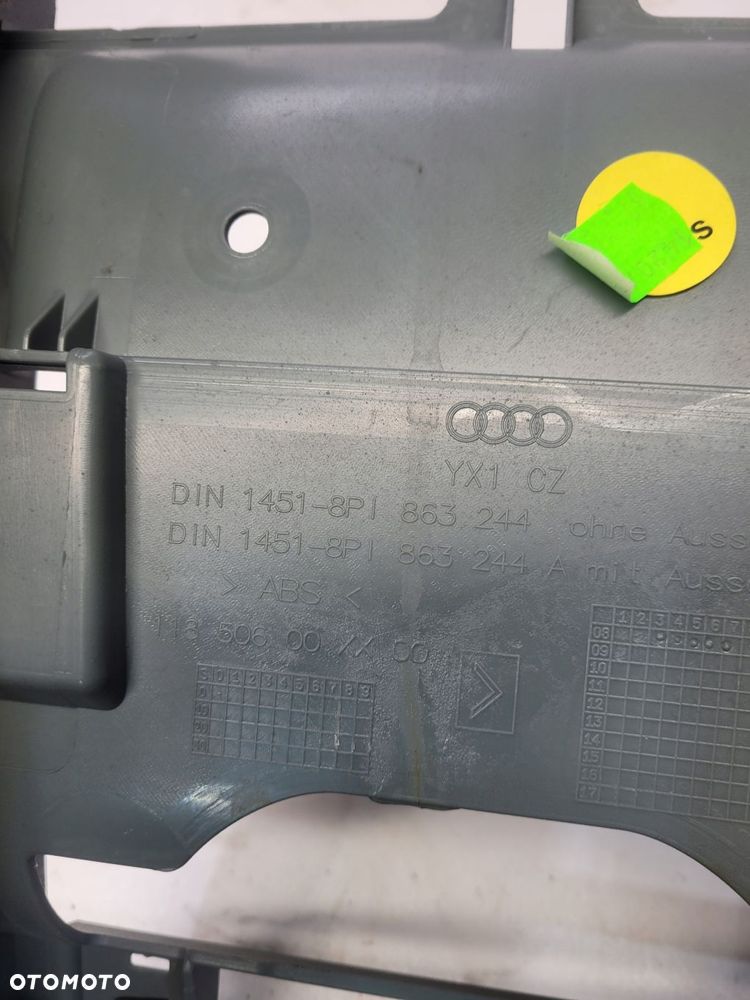 TUNEL ŚRODKOWY AUDI A3 8P LIFT 2 DIN 8P1863244A - 7