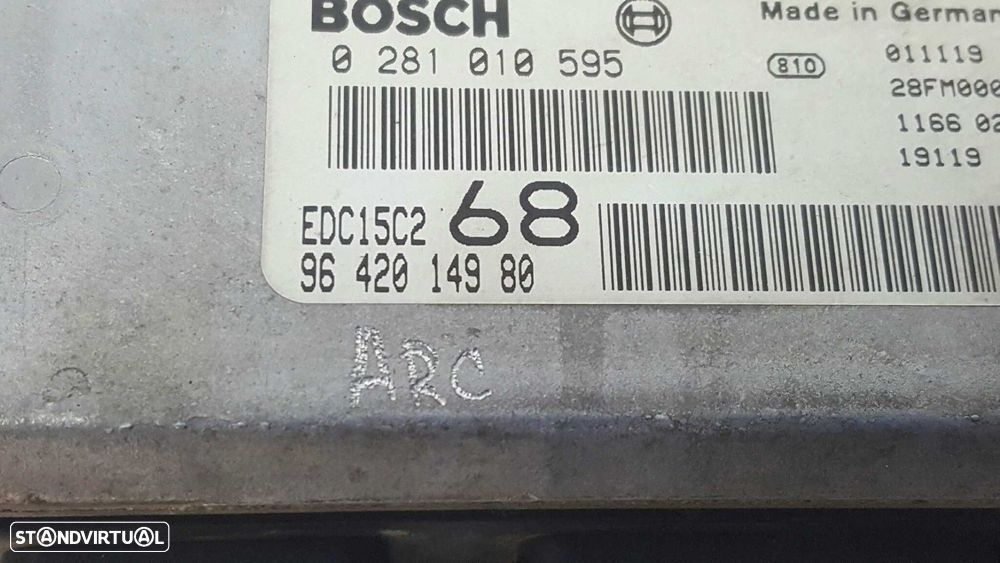 CENTRALINA DO MOTOR UCE CITROEN XSARA PICASSO 2.0 HDI - 3