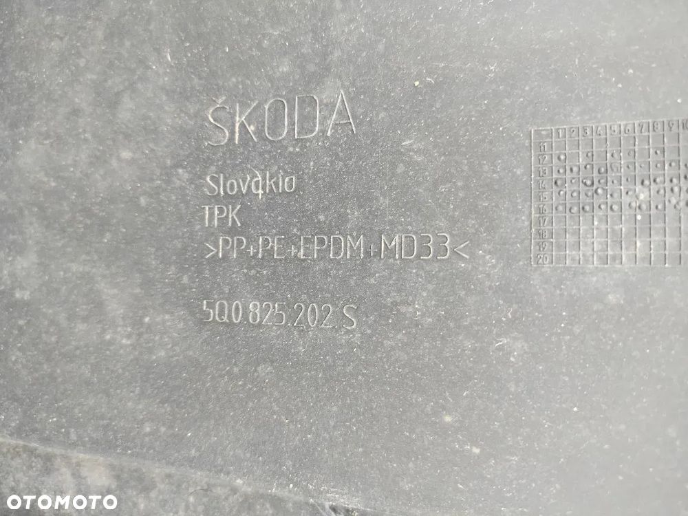 PŁYTA OSŁONA PODWOZIA PRAWA SKODA OCTAVIA 3 III 2012- ; 5Q0825202S ORYGINAŁ - 4
