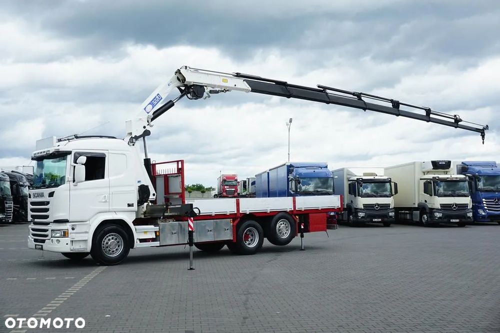 Scania G 490 / 6 X 2 / SKRZYNIOWY + HDS / HMF 3220 K7 / WYSIĘG 18,9 M - 4