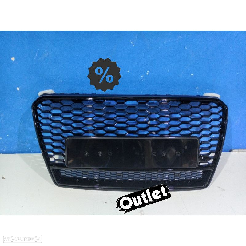 C011492C2 GRELHA DIANTEIRA AUDI A7 LOOK RS7 15-18 PRETO - 6