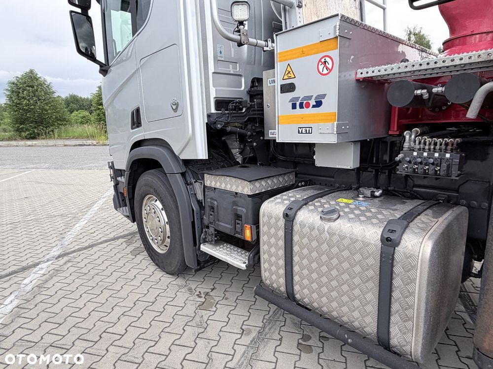 Scania 590R V8 z palfinger s270L z Niemiec od właściciela 2021/22 perfekcyjny stan do drewna drzewa dłużyce z wózkiem DOLL 6x4 ASO SCANIA KONTRAKT - 33