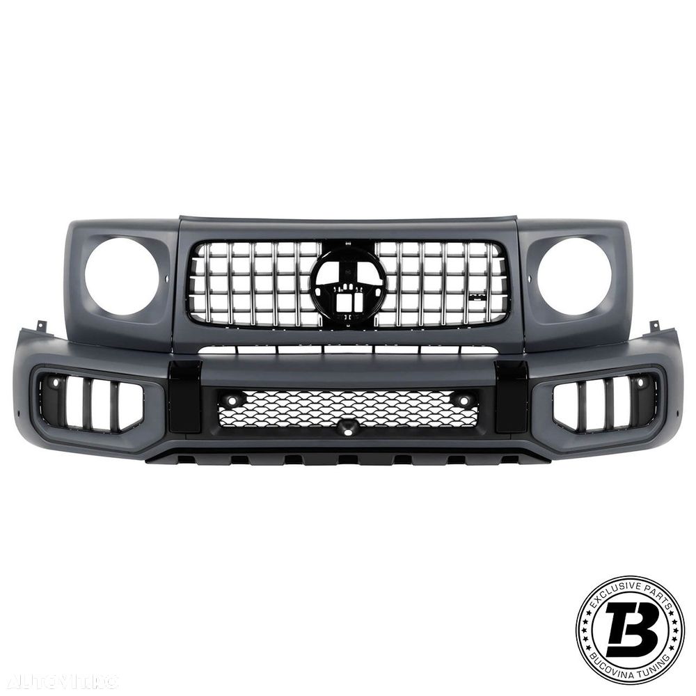 Bara Fata Grila Si Carcasa Faruri compatibil cu Mercedes G Class W465 63 Design - 1