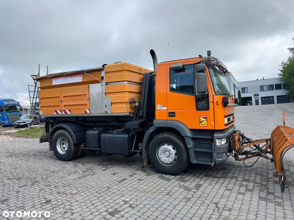 Iveco Eurotech 190E27 Hakowiec Solarka Piaskarka Pług Specjalny Tylko 94 tys km - 5