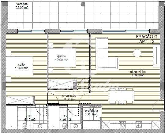 Apartamento T2 em Barcelos - Grande imagem: 2/25