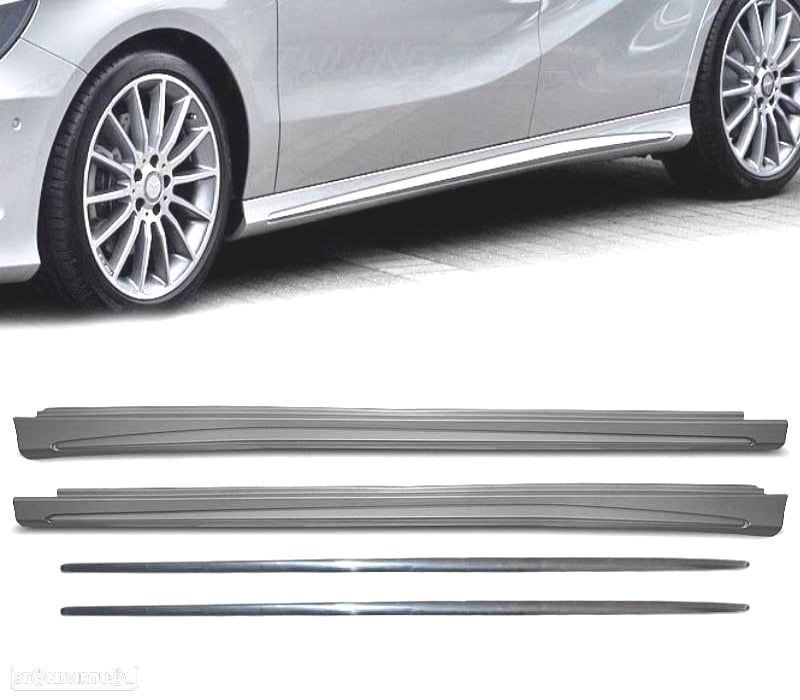 EMBALADEIRAS MERCEDES W117 W176 A45 LOOK AMG - 3