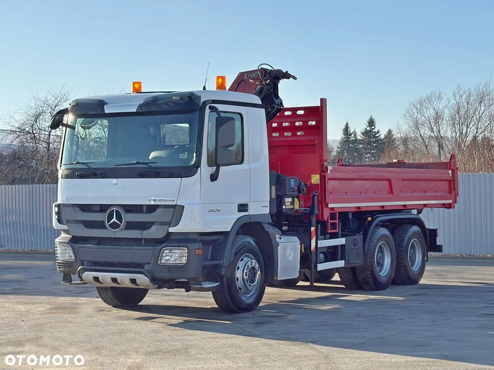 Mercedes-Benz ACTROS 2636 * HMF 1430 K2 + PILOT + BORDMATIC * STAN BDB - 6