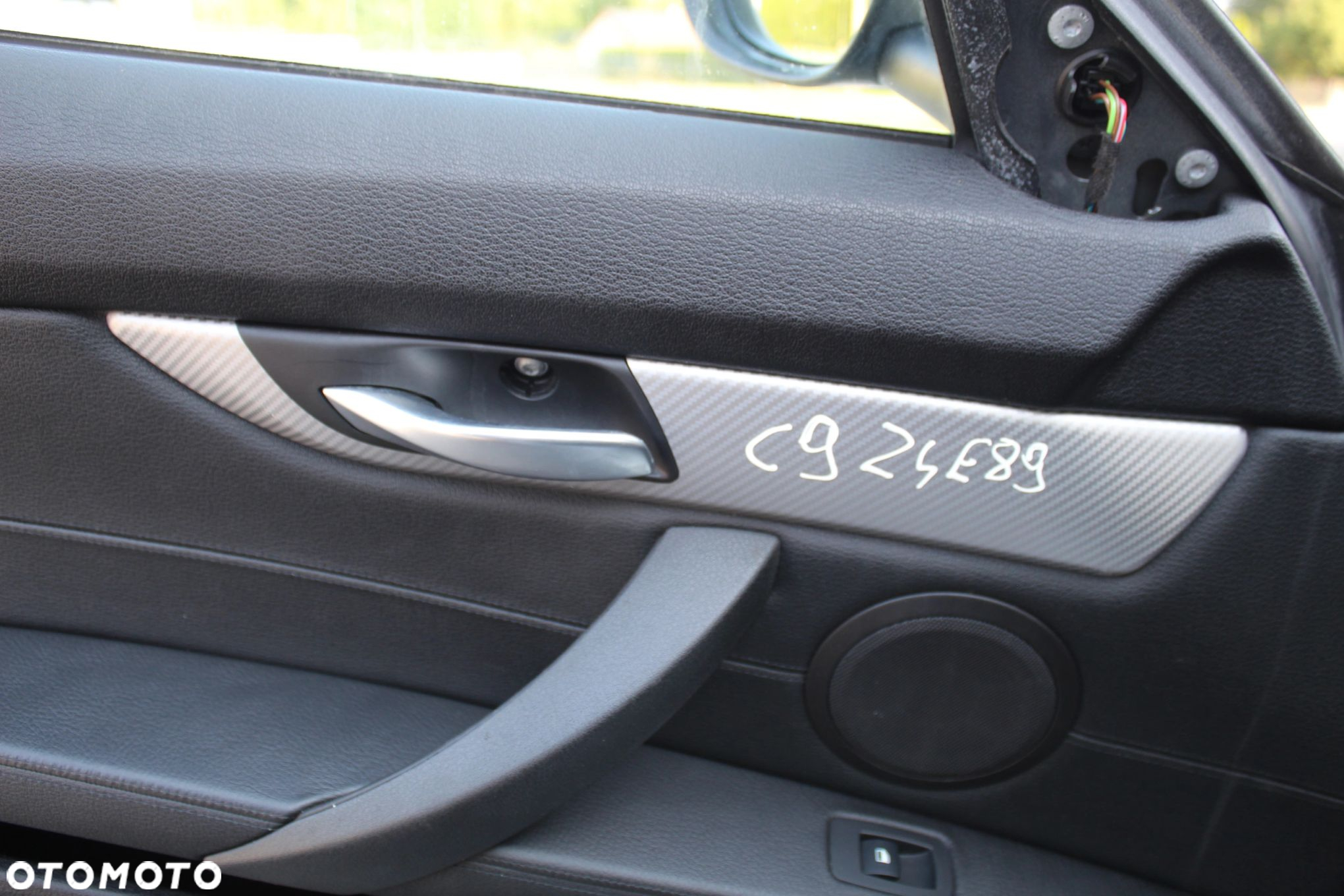 BOCZEK DRZWI LEWY BMW Z4 E89 CZARNA SKÓRA ANGLIK - 3