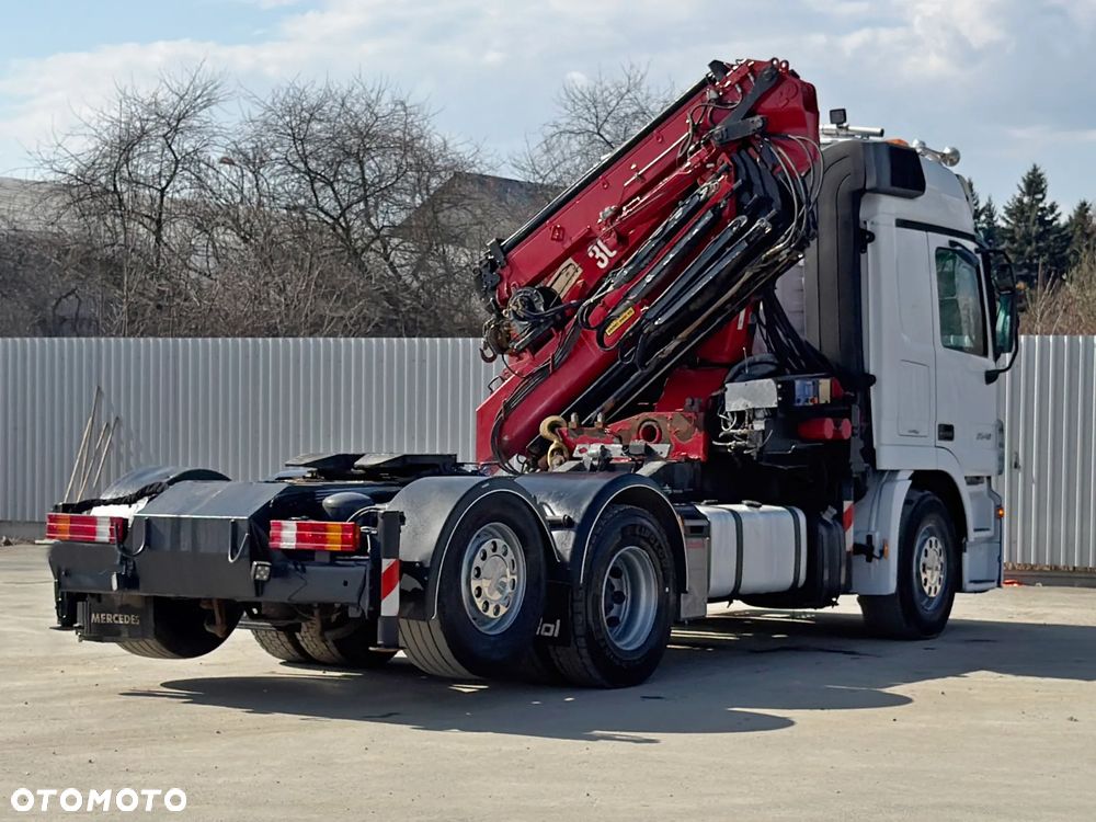 Mercedes-Benz ACTROS 2548 * CIĄGNIK SIODŁOWY + HMF 3622 K4 ( B2 ) + PILOT * 6x2 - 7