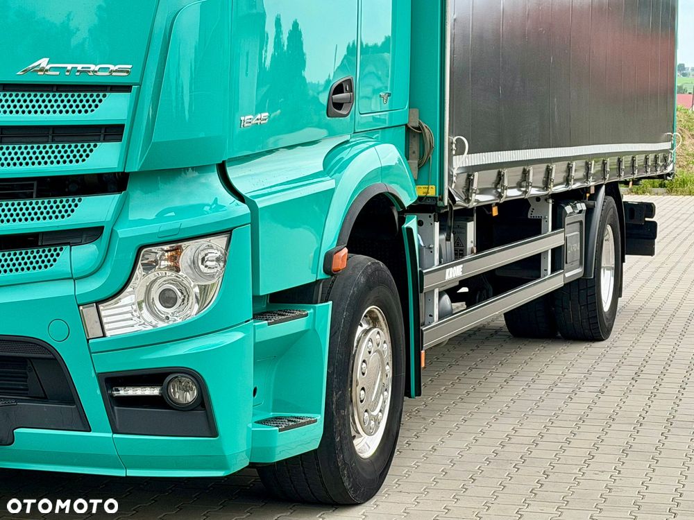 Mercedes-Benz ACTROS 1845 / FIRANKA / 18 EUROPALET / ALUSY / 8 000 KG ŁADOWNOŚCI / 2018 ROK / SPROWADZONY / AUTOMAT / SYPIALKA / EURO 6 - 17